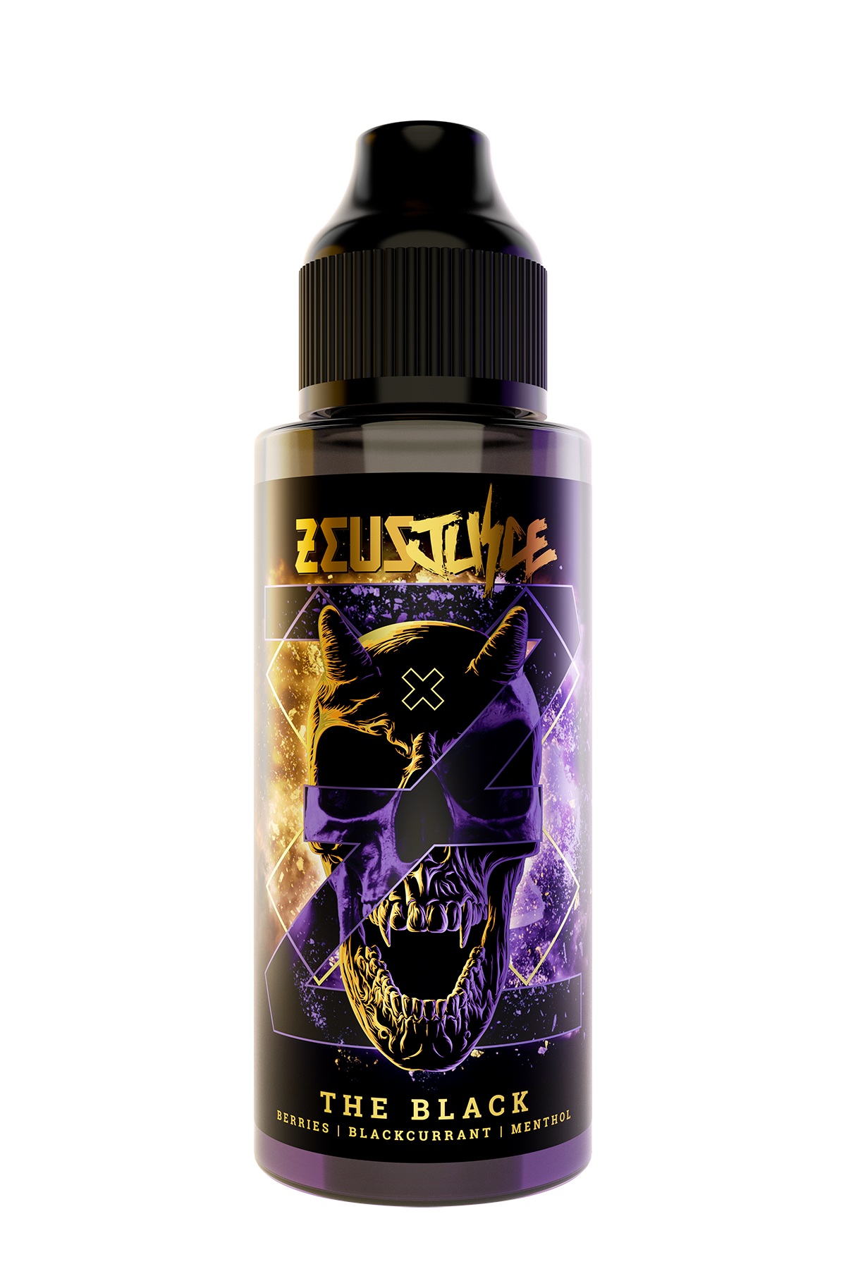 the black 100ml white