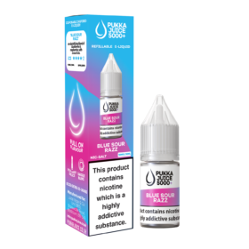 Pukka Juice 5000+ Blue Sour Razz Nic-Salt Eliquid 10 & 20mg