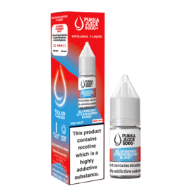 Pukka Juice 5000+ Blueberry Strawberry Burst Nic-Salt Eliquid 10 & 20mg