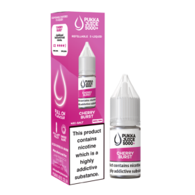 Pukka Juice 5000+ Cherry Burst Nic-Salt Eliquid 10 & 20mg