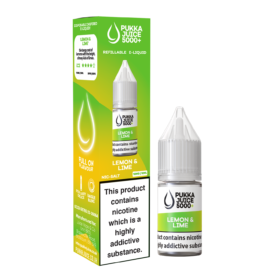 Pukka Juice 5000+ Lemon & Lime Nic-Salt Eliquid 10 & 20mg