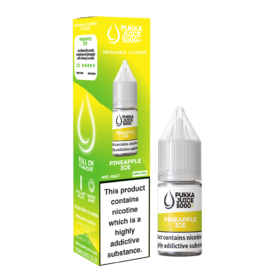Pukka Juice 5000+ Pineapple Ice Nic-Salt Eliquid 10 & 20mg